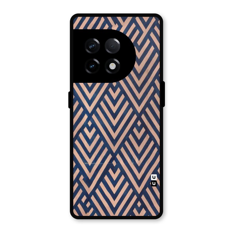 Diamond Blues Metal Back Case for OnePlus 11R