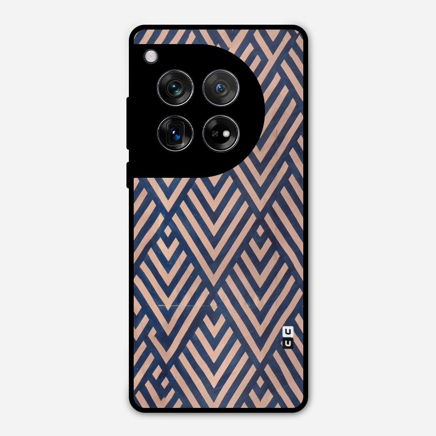 Diamond Blues Metal Back Case for OnePlus 12