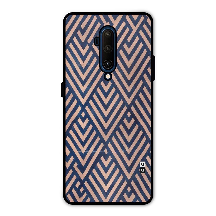 Diamond Blues Metal Back Case for OnePlus 7T Pro