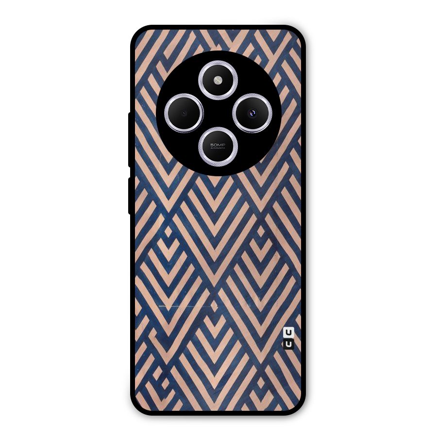 Diamond Blues Metal Back Case for Poco C75 5G