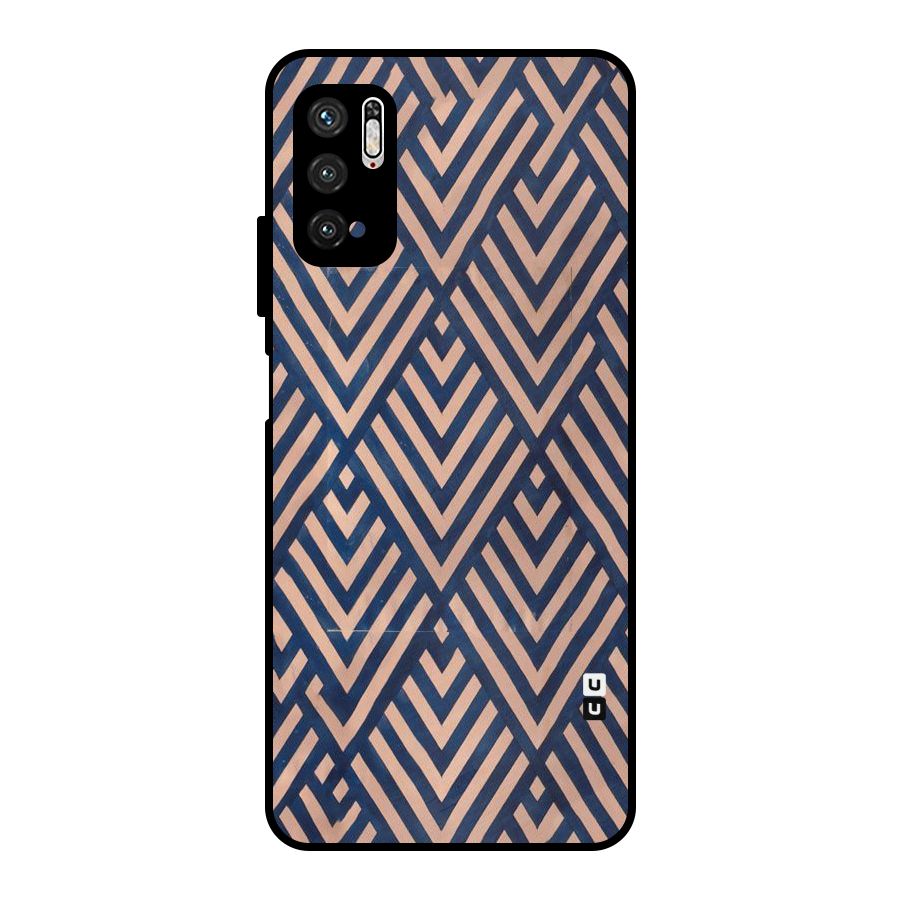Diamond Blues Metal Back Case for Poco M3 Pro 5G