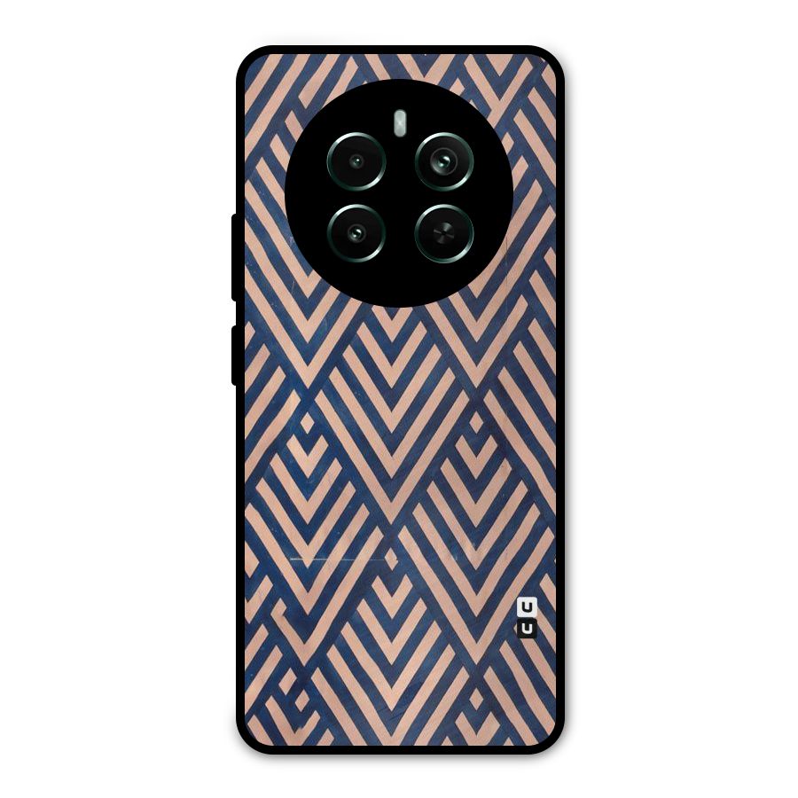 Diamond Blues Metal Back Case for Realme 12 Pro Plus
