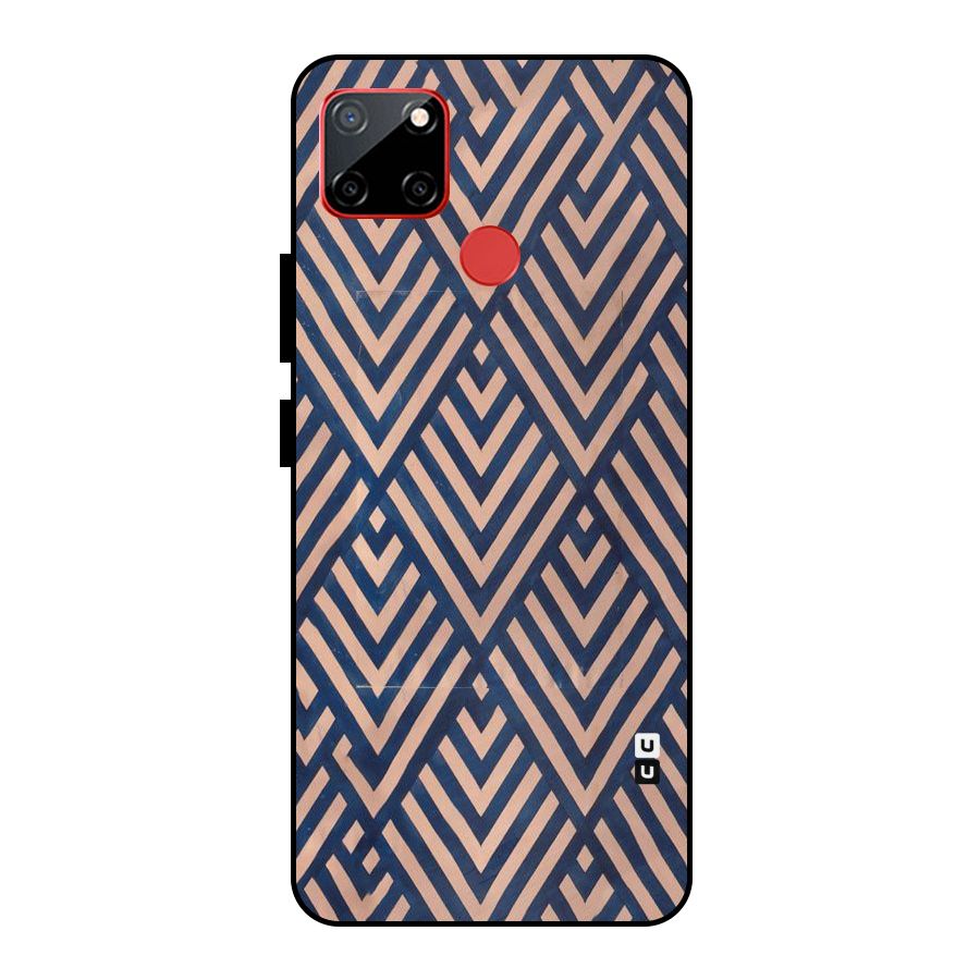 Diamond Blues Metal Back Case for Realme C12