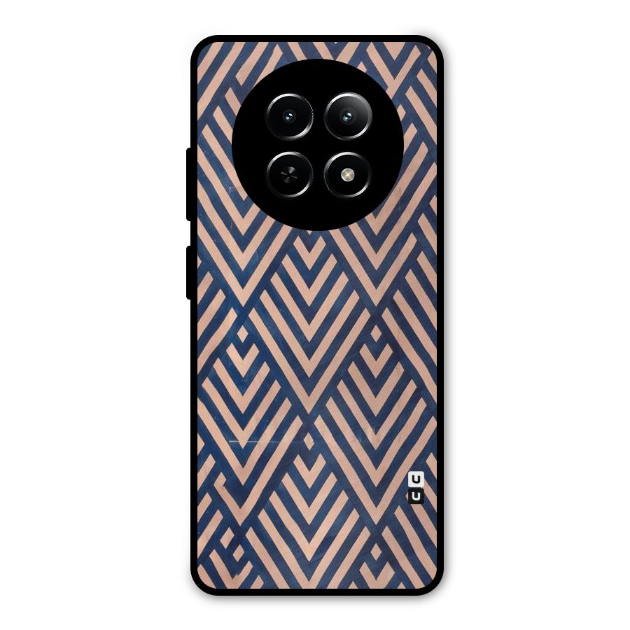 Diamond Blues Metal Back Case for Realme Narzo N65