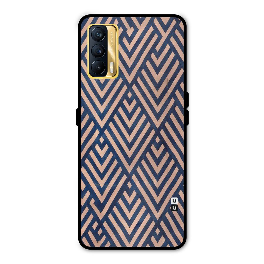 Diamond Blues Metal Back Case for Realme X7