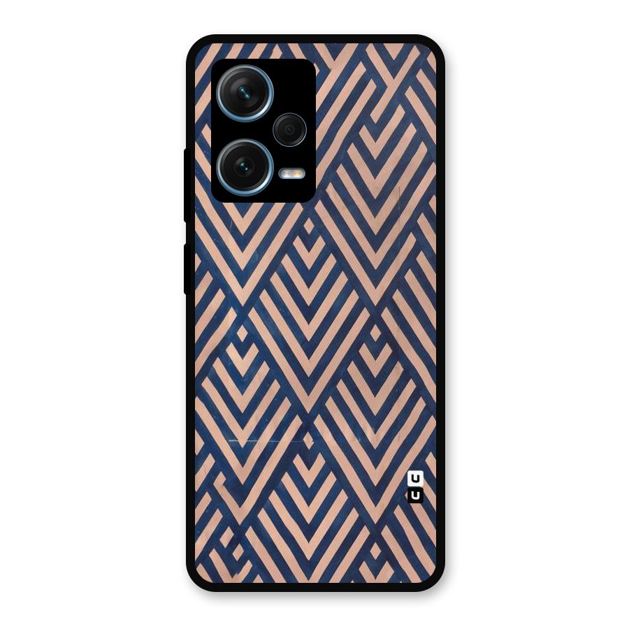 Diamond Blues Metal Back Case for Redmi Note 12 Pro Plus 5G