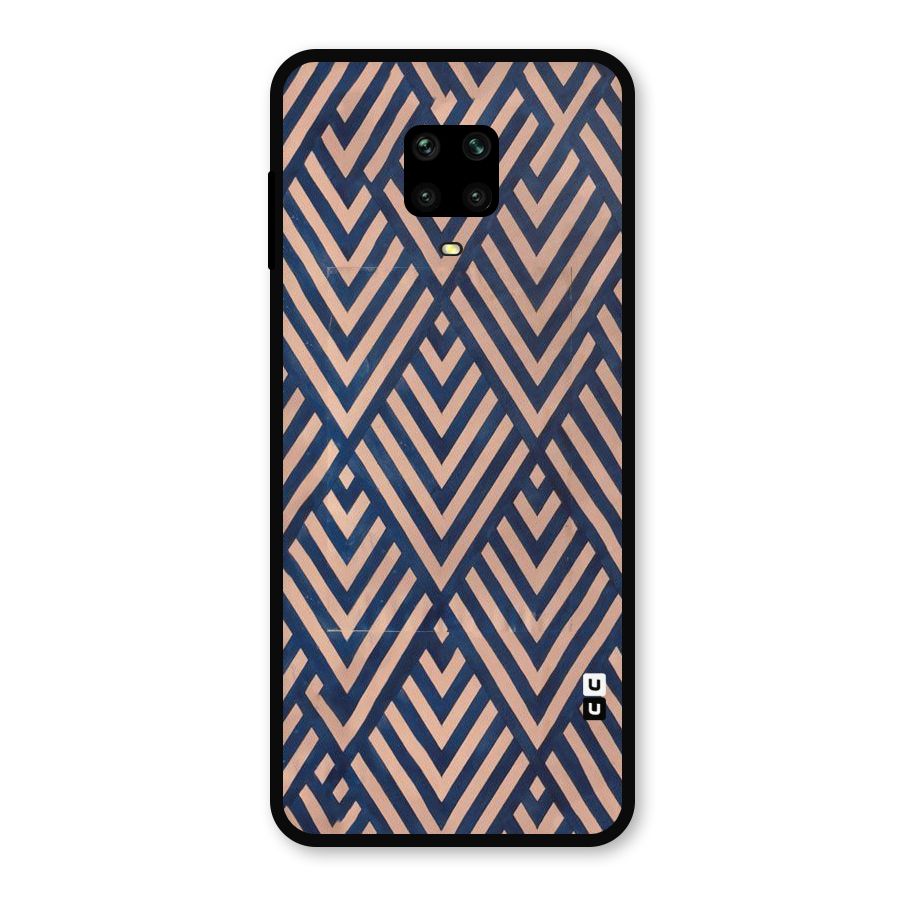 Diamond Blues Metal Back Case for Redmi Note 9 Pro Max