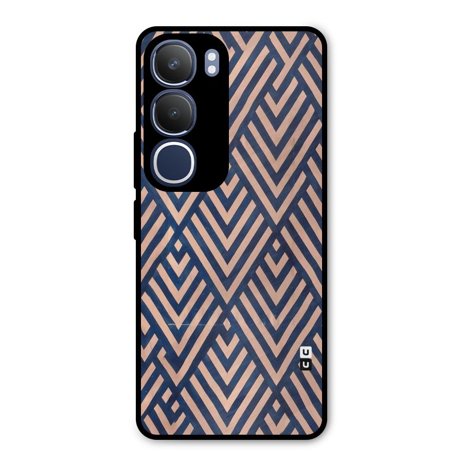 Diamond Blues Metal Back Case for Vivo Y29