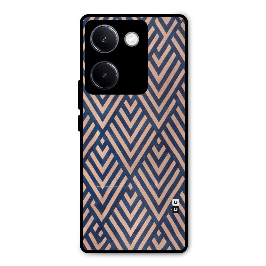 Diamond Blues Metal Back Case for Vivo Y300 Plus