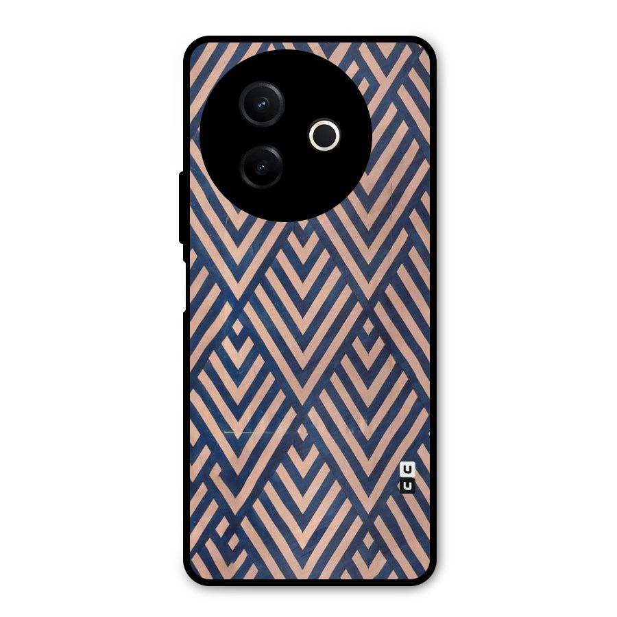 Diamond Blues Metal Back Case for Vivo Y39