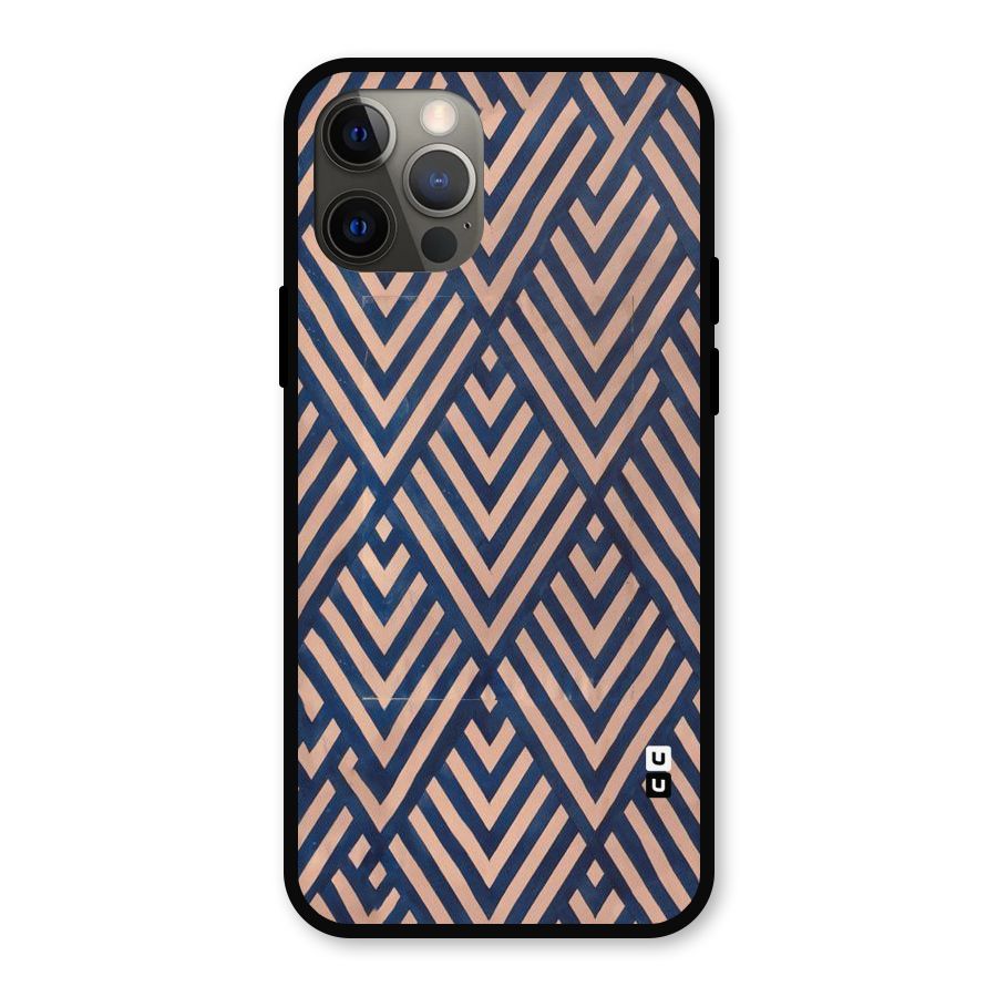 Diamond Blues Metal Back Case for iPhone 12 Pro
