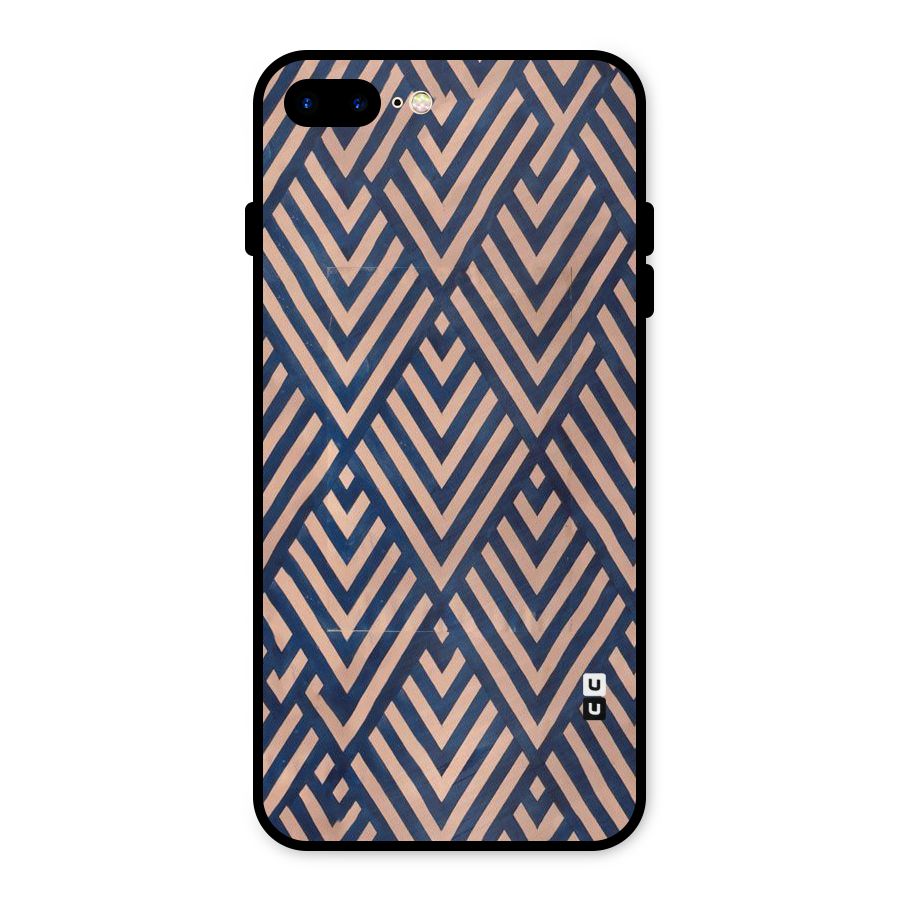 Diamond Blues Metal Back Case for iPhone 8 Plus