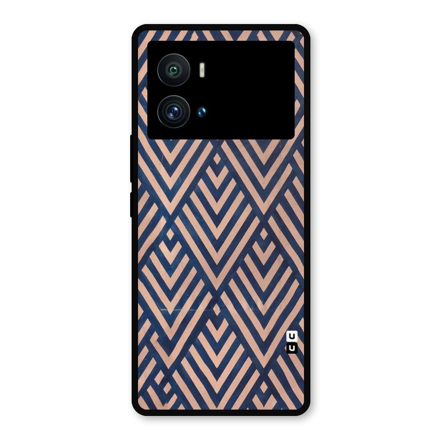 Diamond Blues Metal Back Case for iQOO 9 Pro