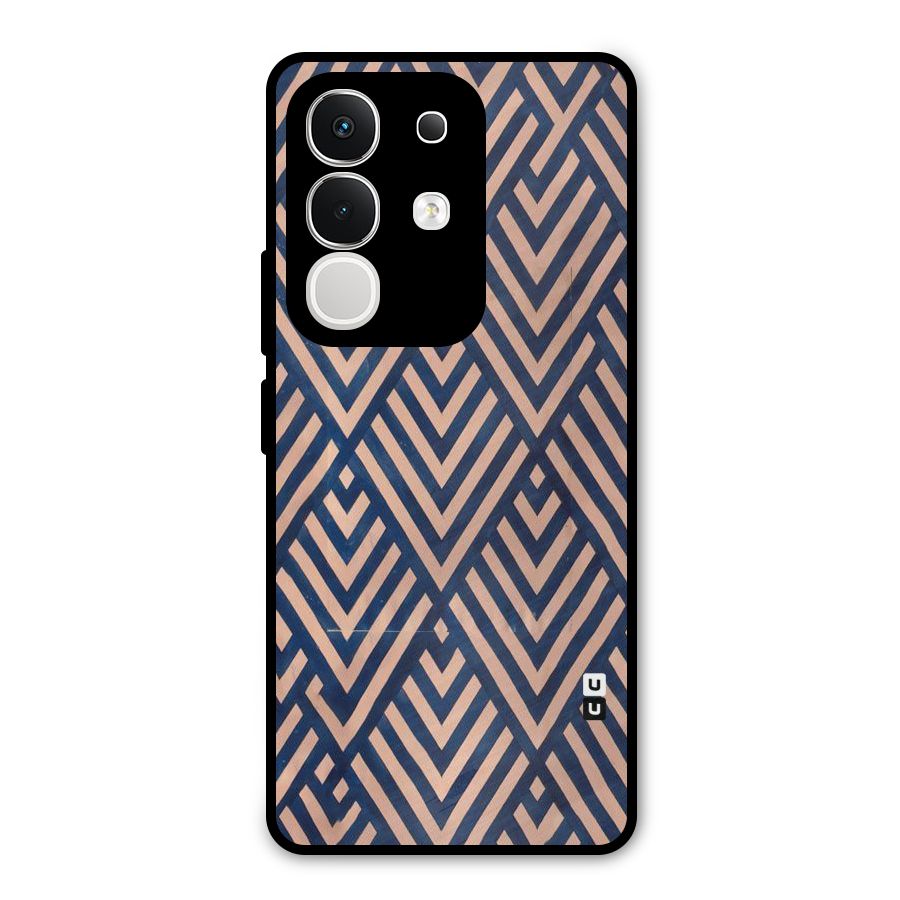 Diamond Blues Metal Back Case for iQOO Z10x
