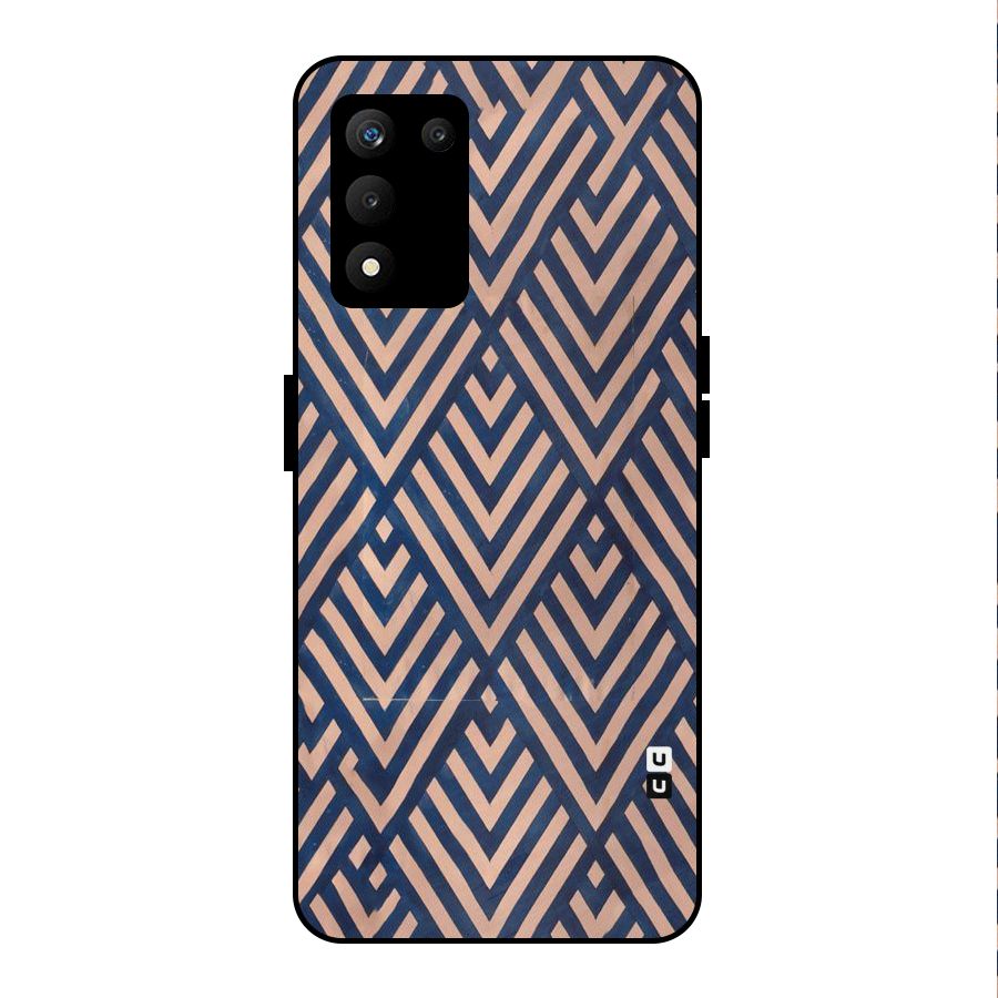 Diamond Blues Metal Back Case for realme 9 5G SE