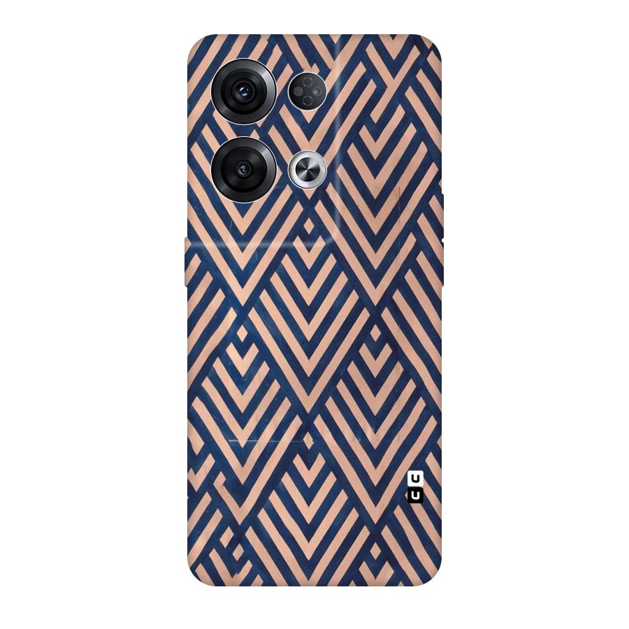 Diamond Blues Original Polycarbonate Back Case for Oppo Reno8 Pro 5G