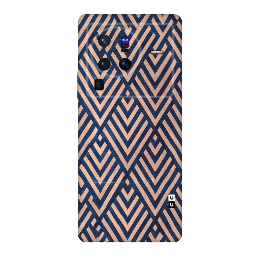Diamond Blues Original Polycarbonate Back Case for Vivo X80