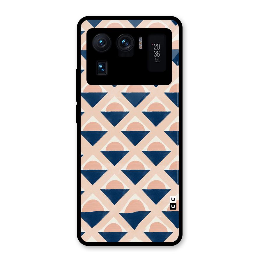 Diamond Circle Pattern Glass Back Case for Mi 11 Ultra