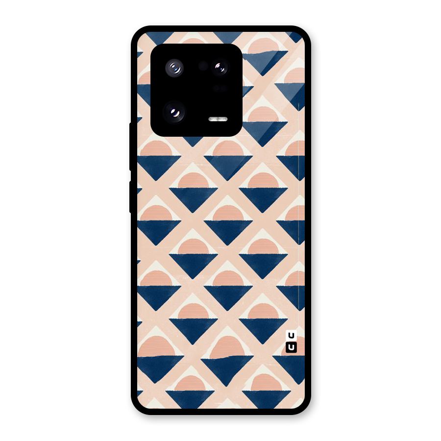 Diamond Circle Pattern Glass Back Case for Xiaomi 13 Pro
