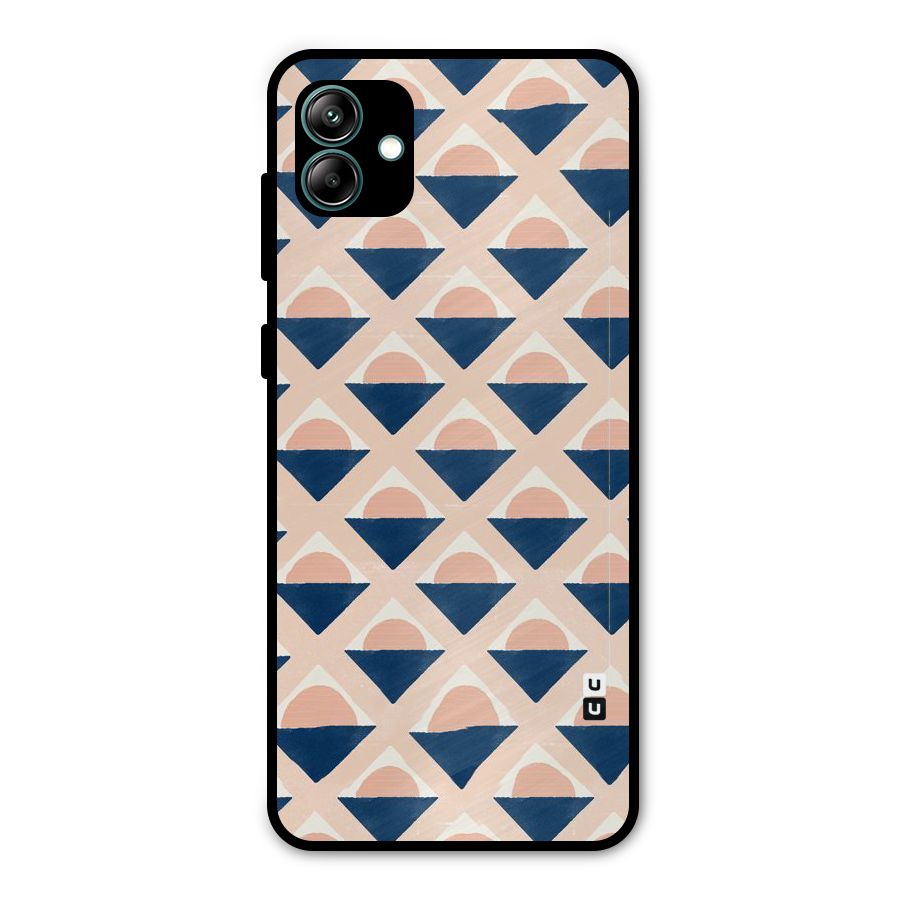 Diamond Circle Pattern Metal Back Case for Galaxy A04