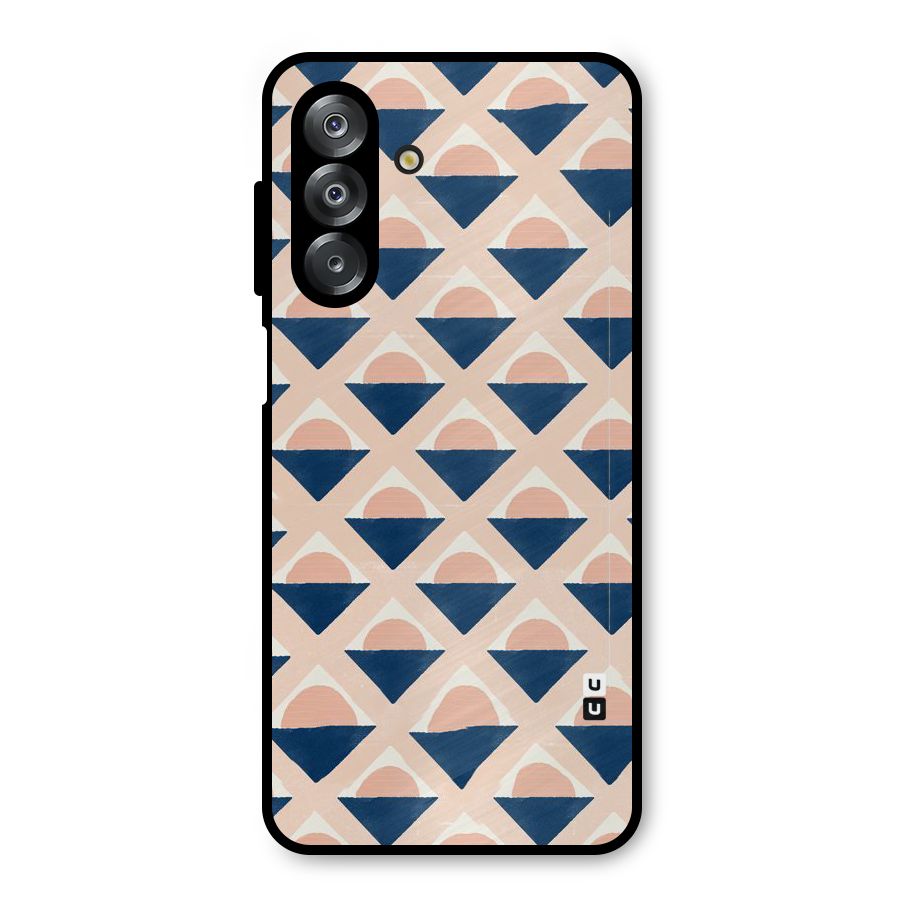 Diamond Circle Pattern Metal Back Case for Galaxy A26
