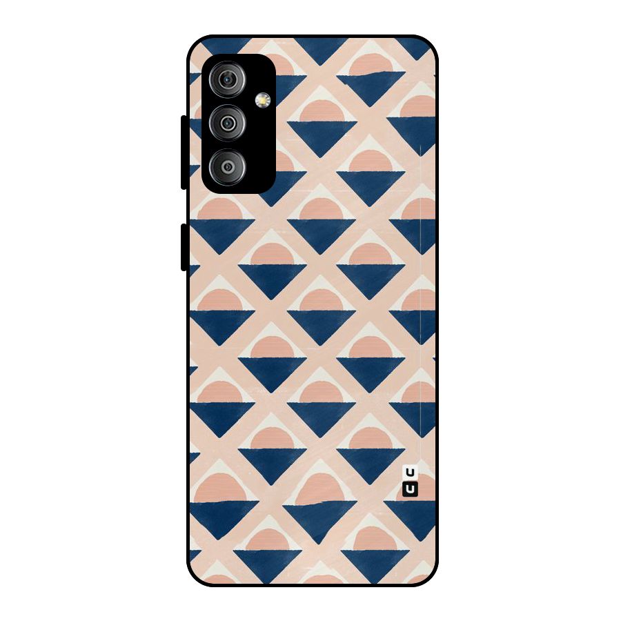 Diamond Circle Pattern Metal Back Case for Galaxy F23