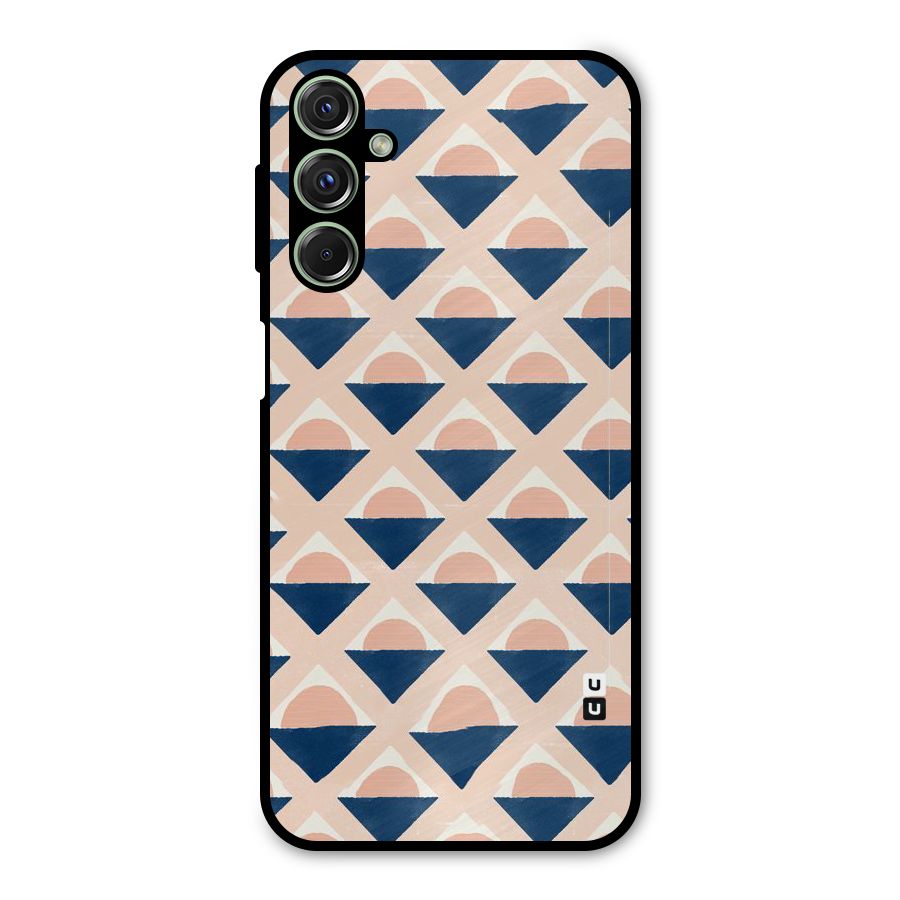 Diamond Circle Pattern Metal Back Case for Galaxy F34