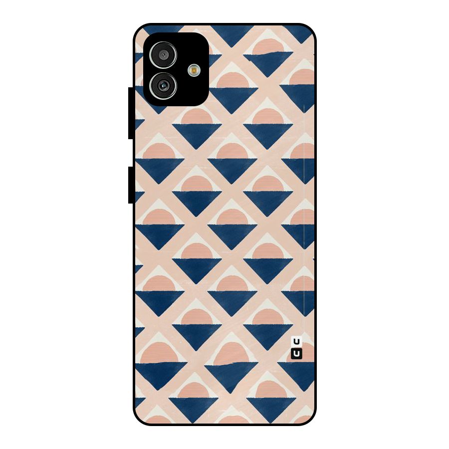 Diamond Circle Pattern Metal Back Case for Galaxy M13 5G