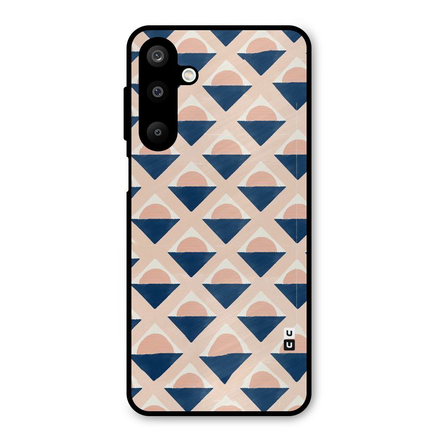 Diamond Circle Pattern Metal Back Case for Galaxy M16
