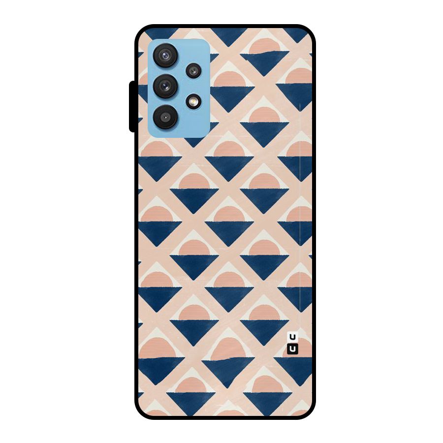 Diamond Circle Pattern Metal Back Case for Galaxy M32 5G