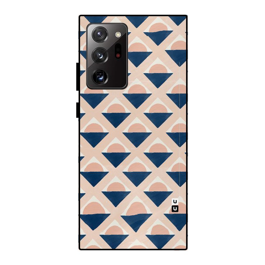 Diamond Circle Pattern Metal Back Case for Galaxy Note 20 Ultra 5G