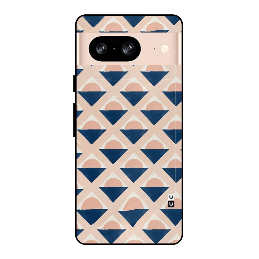 Diamond Circle Pattern Metal Back Case for Google Pixel 8