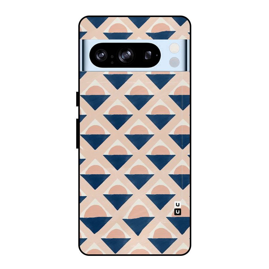 Diamond Circle Pattern Metal Back Case for Google Pixel 8 Pro