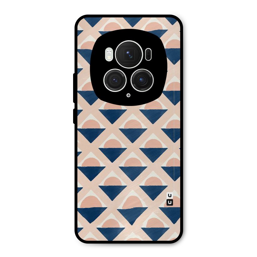 Diamond Circle Pattern Metal Back Case for Honor Magic6 Pro