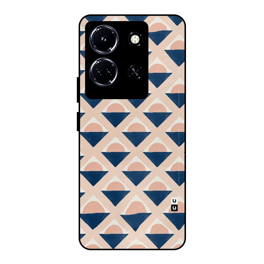 Diamond Circle Pattern Metal Back Case for Infinix Note 30 5G