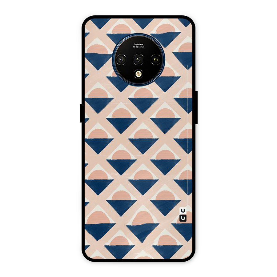 Diamond Circle Pattern Metal Back Case for OnePlus 7T
