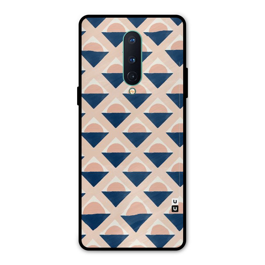 Diamond Circle Pattern Metal Back Case for OnePlus 8