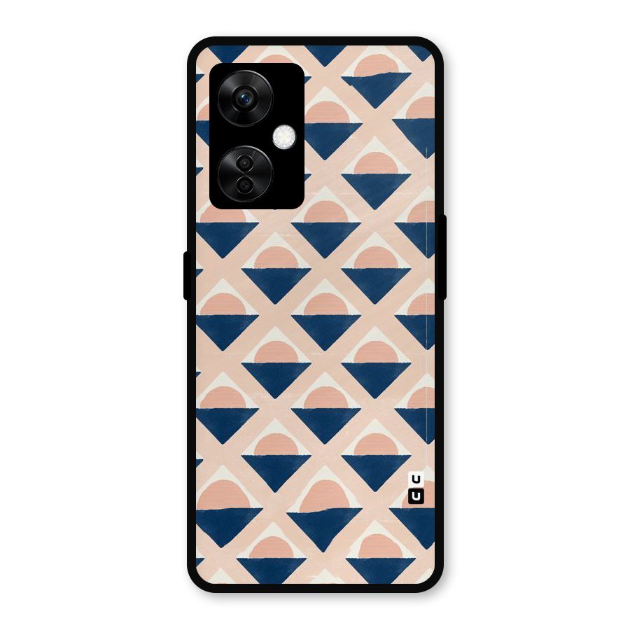Diamond Circle Pattern Metal Back Case for OnePlus Nord CE 3 Lite