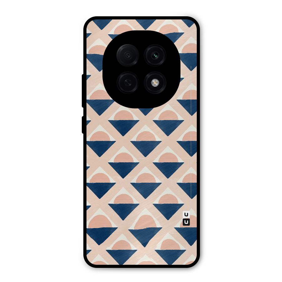 Diamond Circle Pattern Metal Back Case for Oppo F29 Pro