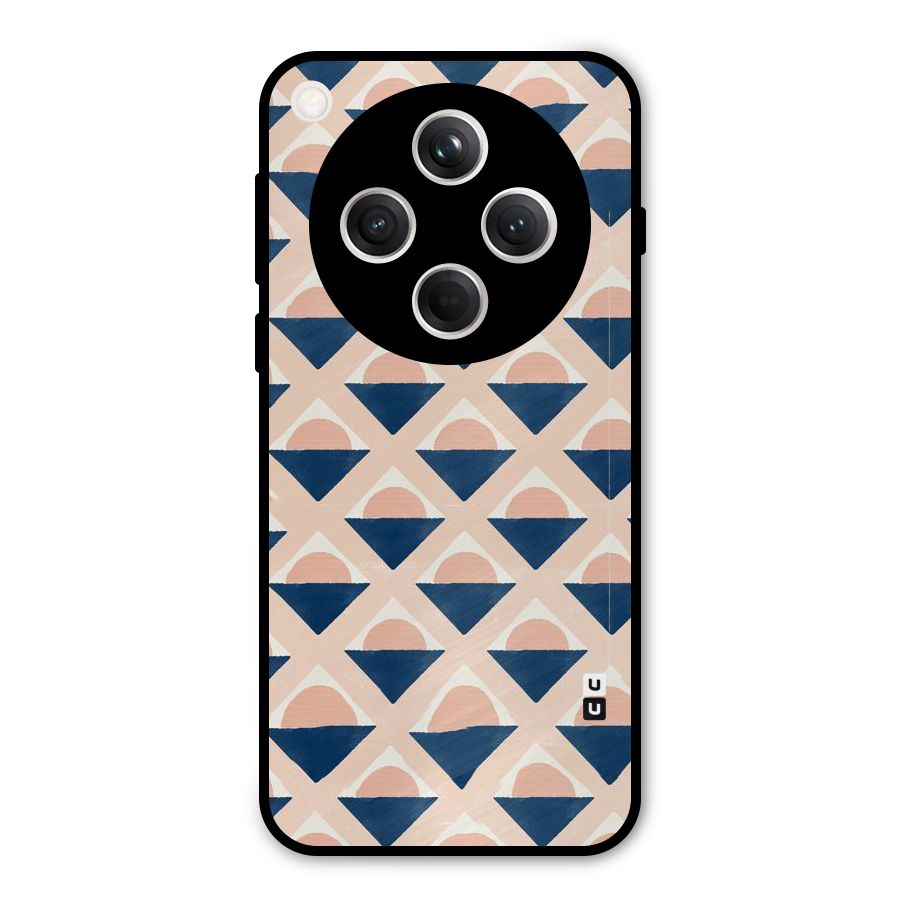 Diamond Circle Pattern Metal Back Case for Oppo Find X8