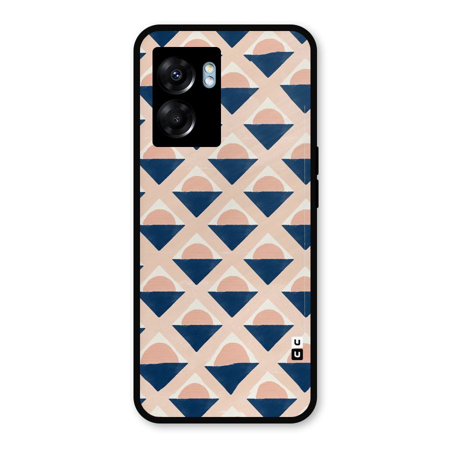 Diamond Circle Pattern Metal Back Case for Oppo K10 (5G)