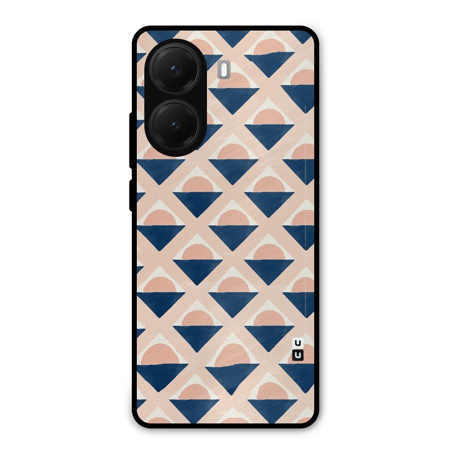 Diamond Circle Pattern Metal Back Case for Poco X7 Pro
