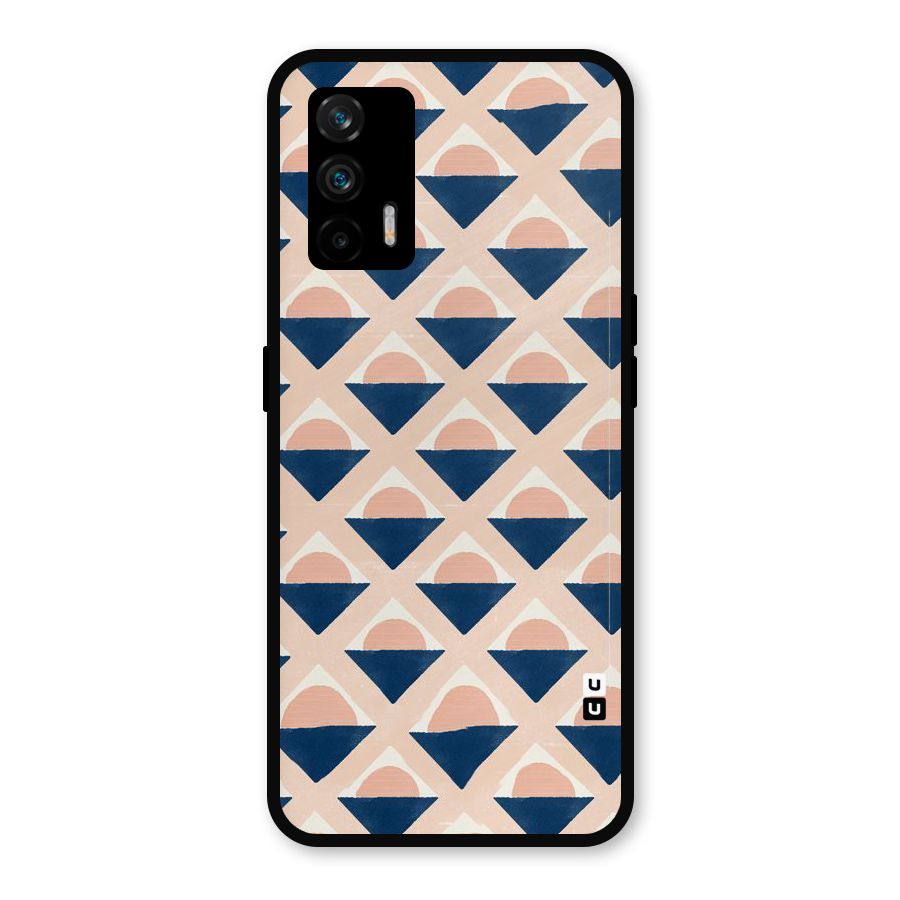 Diamond Circle Pattern Metal Back Case for Realme GT 5G