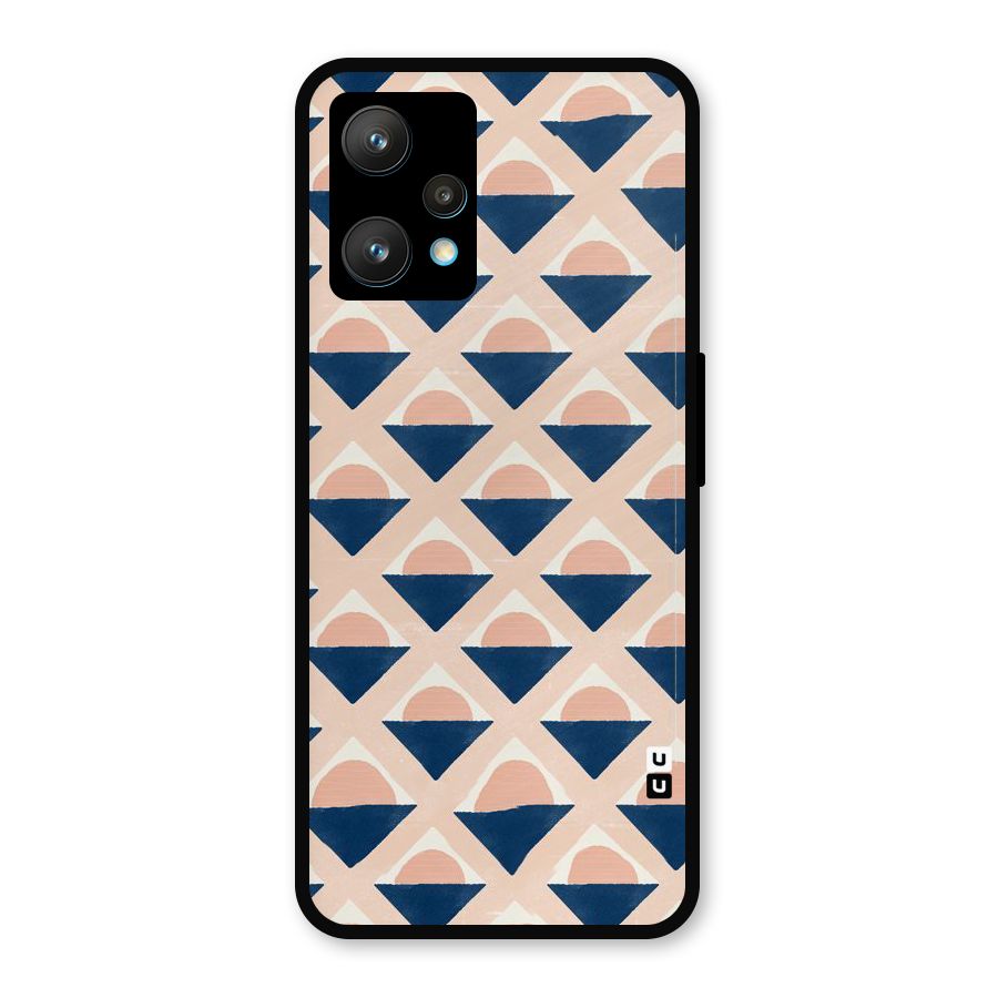 Diamond Circle Pattern Metal Back Case for Realme Narzo 50 Pro
