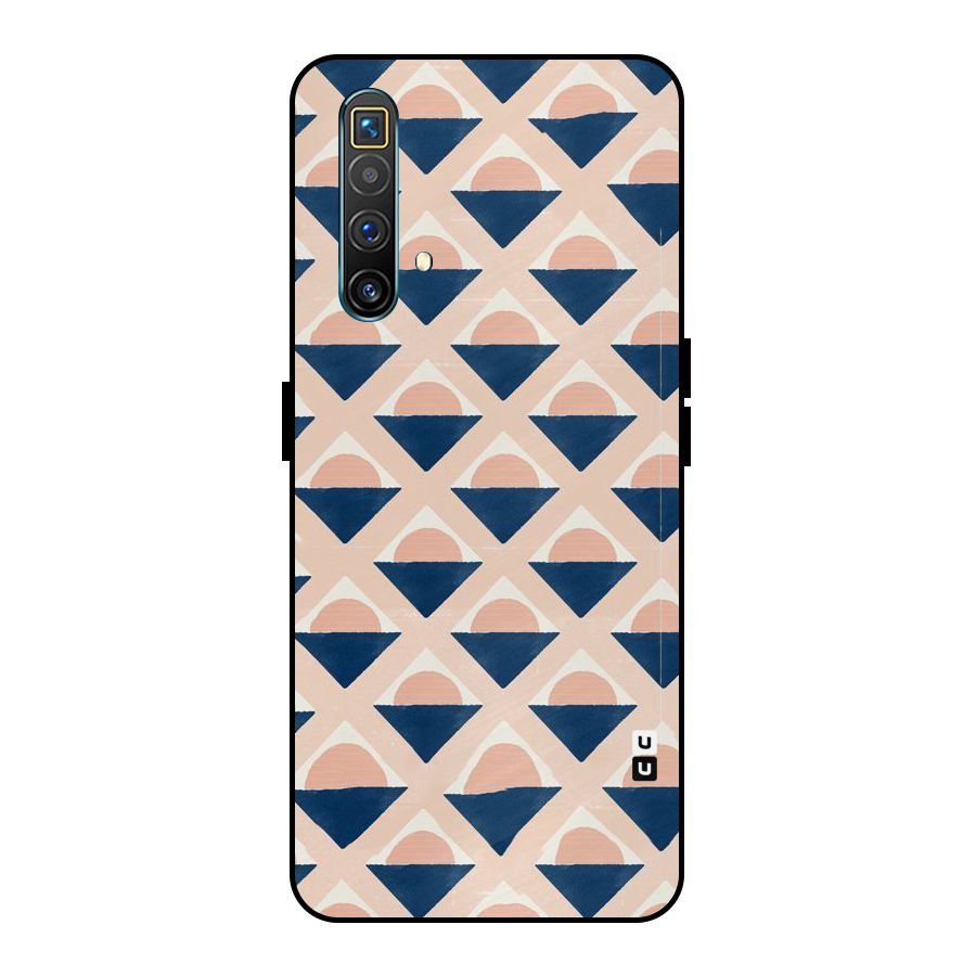 Diamond Circle Pattern Metal Back Case for Realme X3 SuperZoom