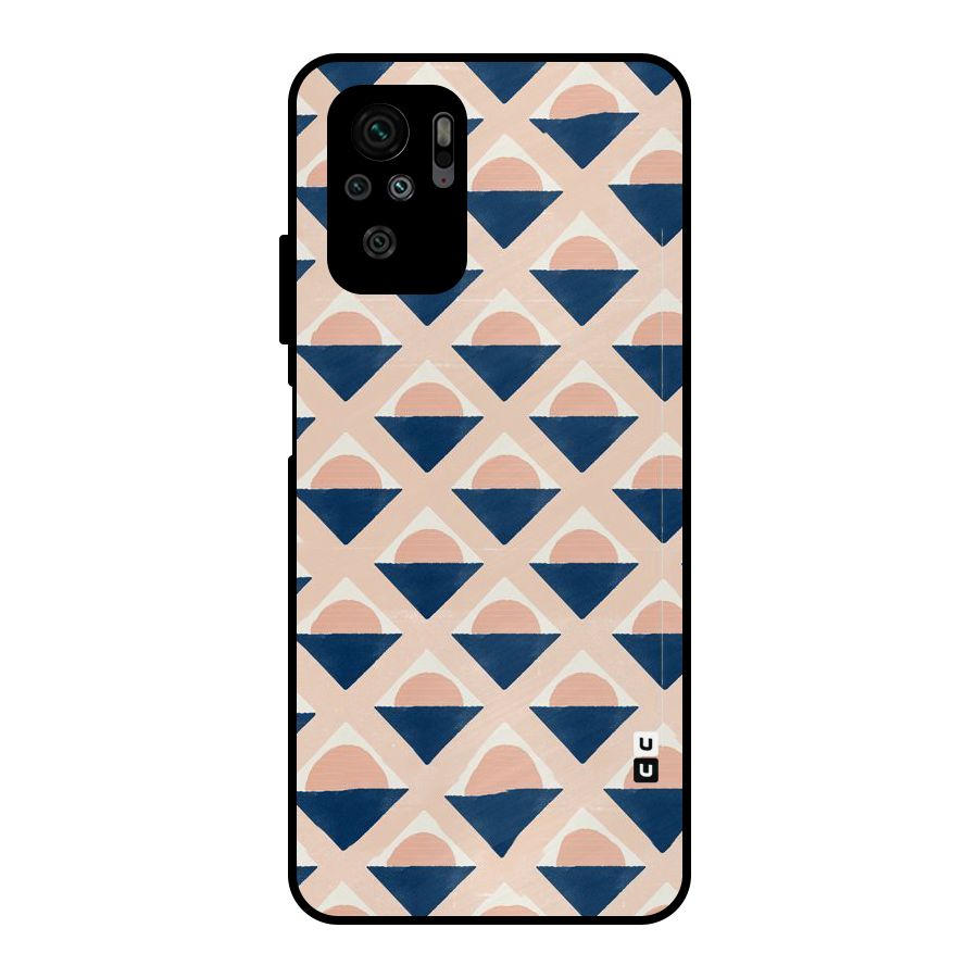 Diamond Circle Pattern Metal Back Case for Redmi Note 10S