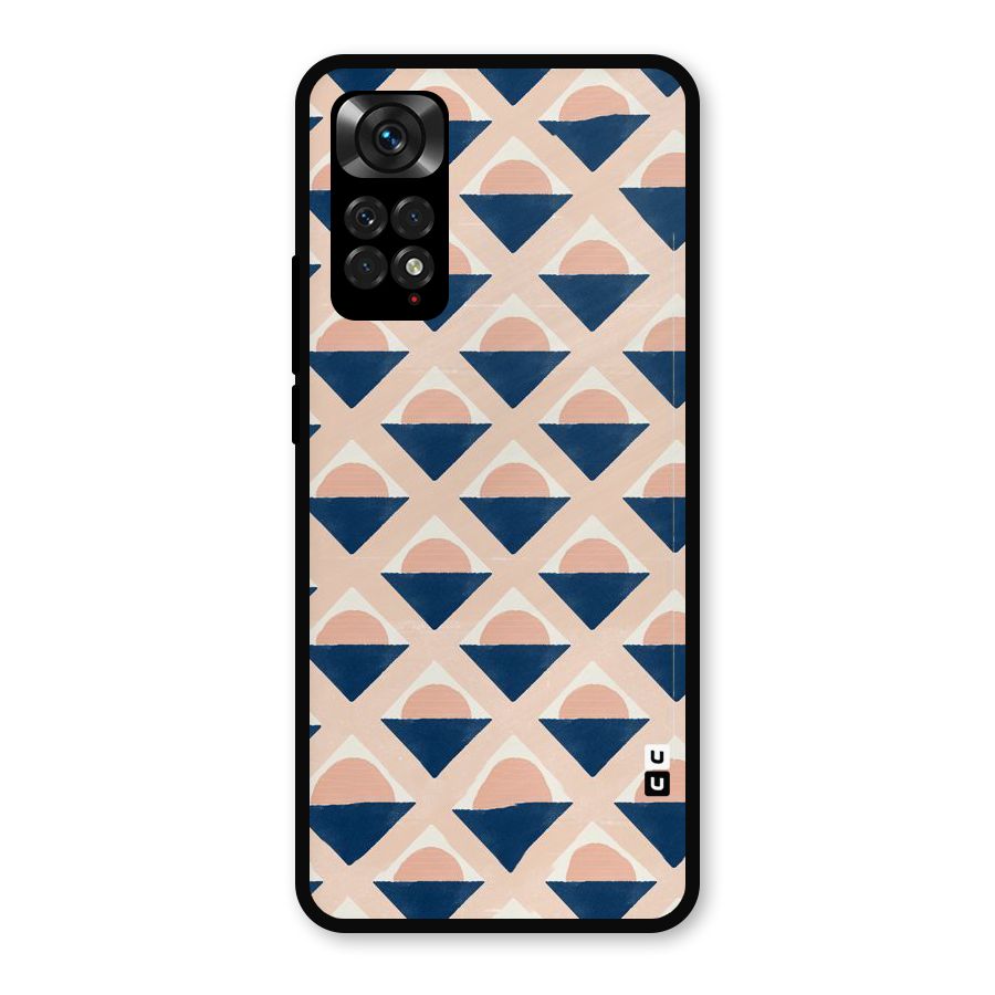 Diamond Circle Pattern Metal Back Case for Redmi Note 11s