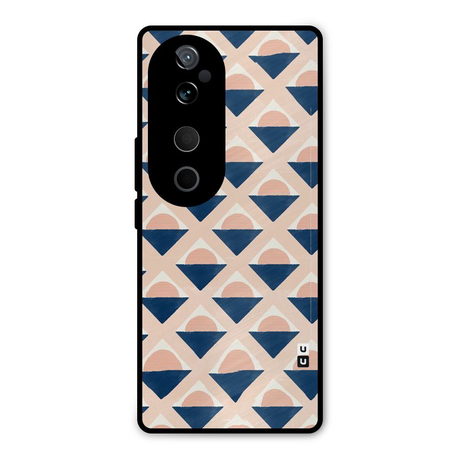 Diamond Circle Pattern Metal Back Case for Vivo T3 Ultra