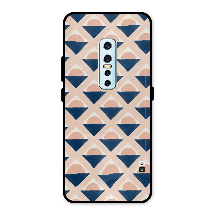 Diamond Circle Pattern Metal Back Case for Vivo V17 Pro