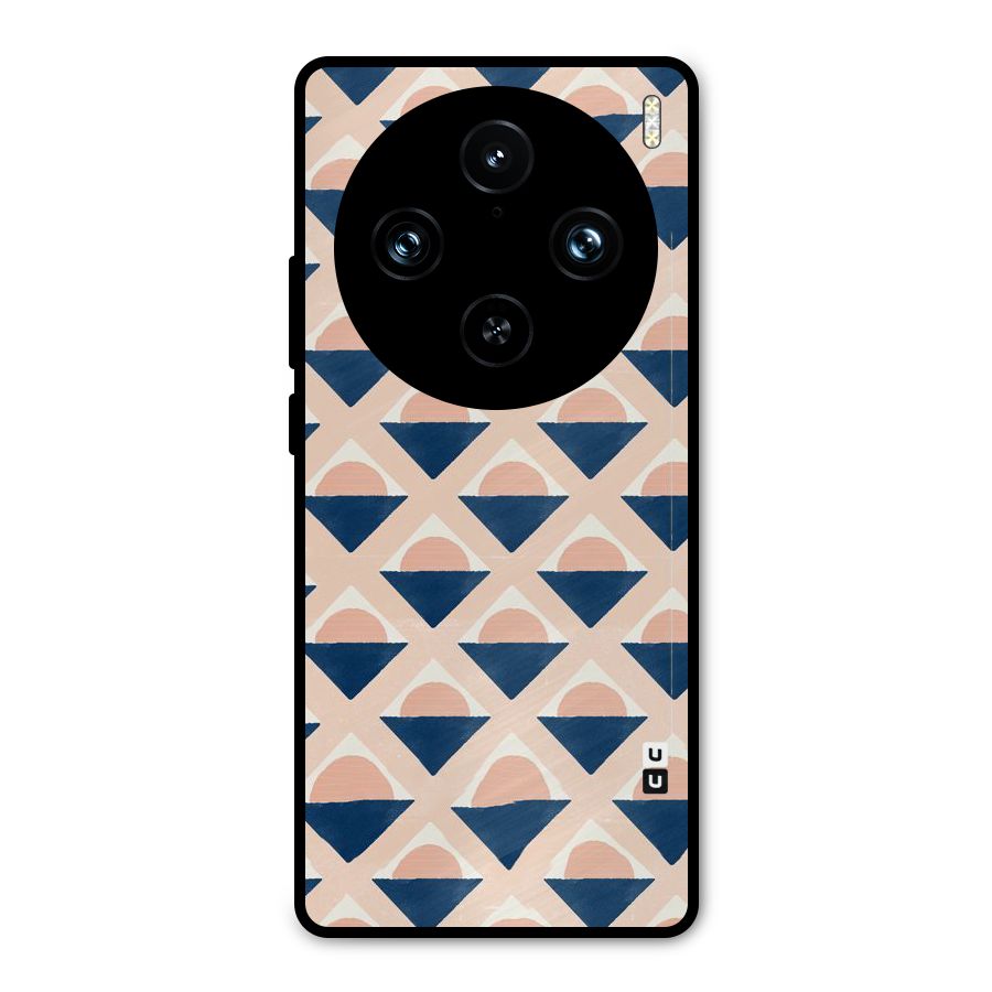 Diamond Circle Pattern Metal Back Case for Vivo X100 Pro